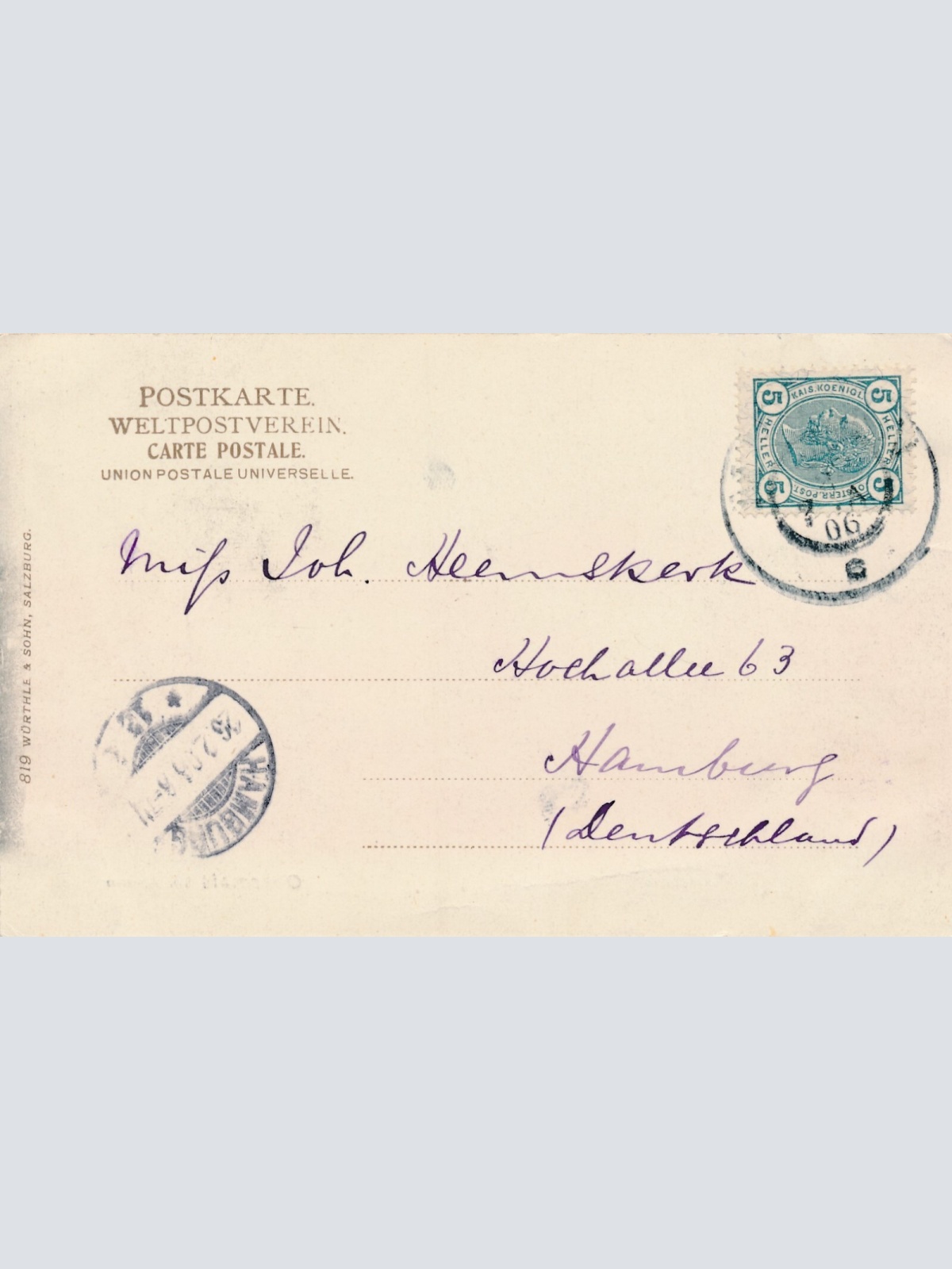 AK aus Obermais bei Meran Italien Ansichtskarte (13327)