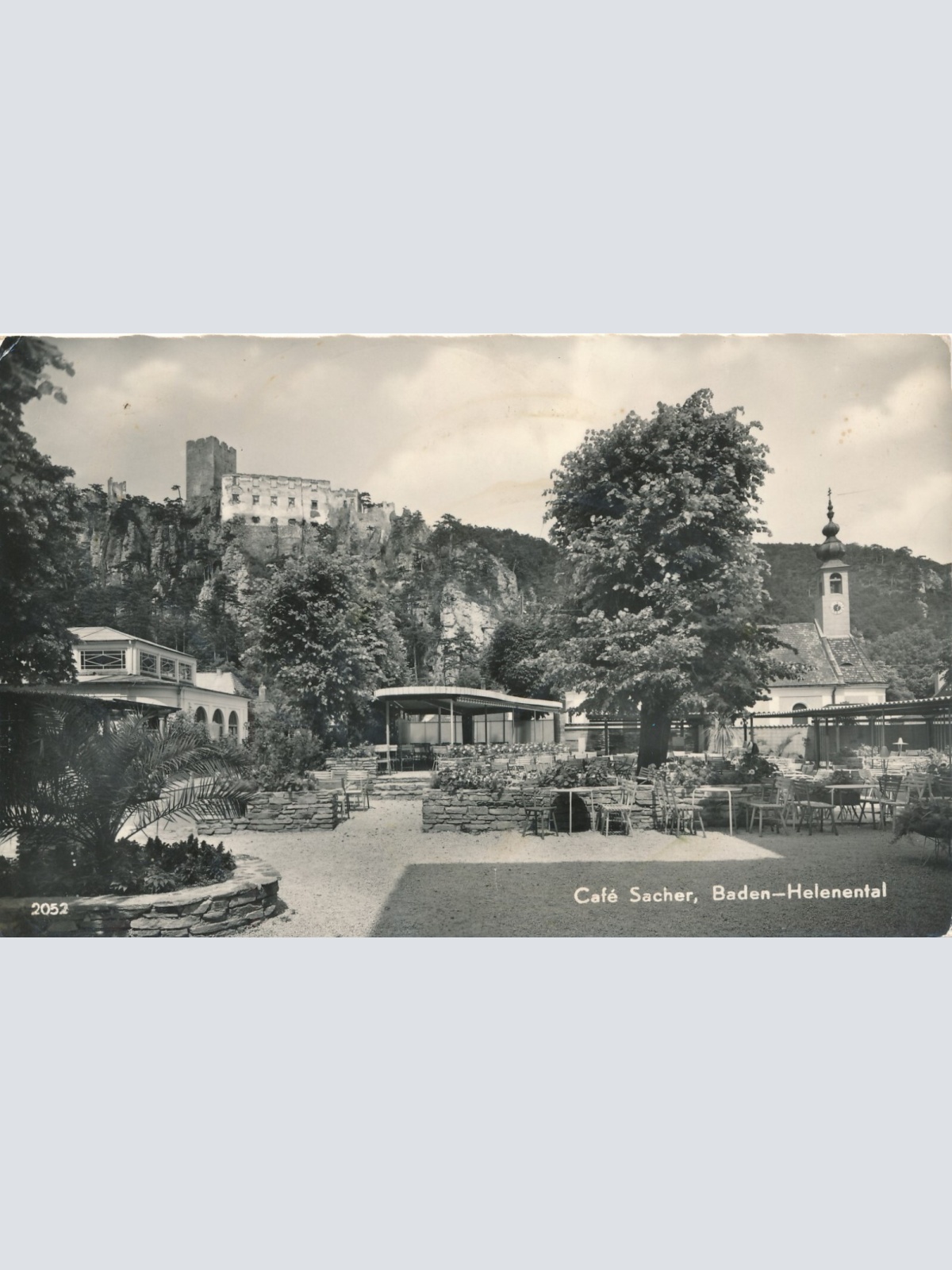 AK, Caffee Sacher, Baden, Niederösterreich (S3377)
