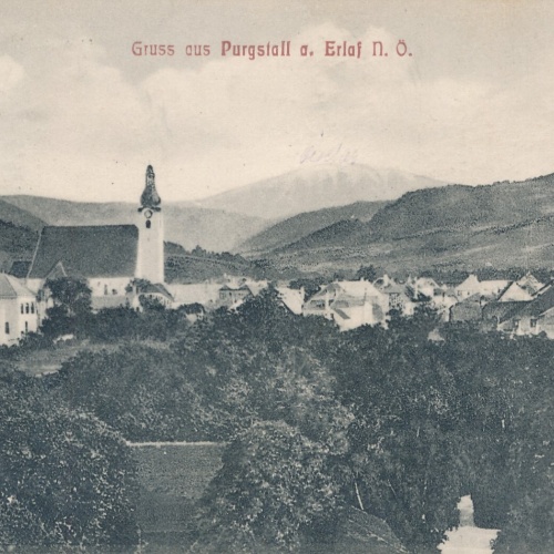 AK, Gruß aus Purgstall a. Erlauf, Niederösterreich (S3395)