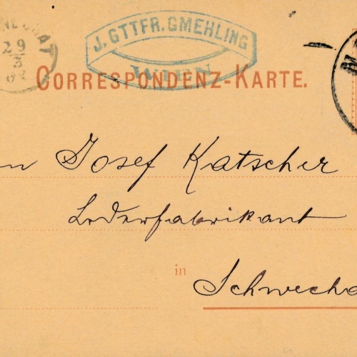 2 Kreuzer - Ganzsachen - Karte 1892 aus Wien Neubau (13556)