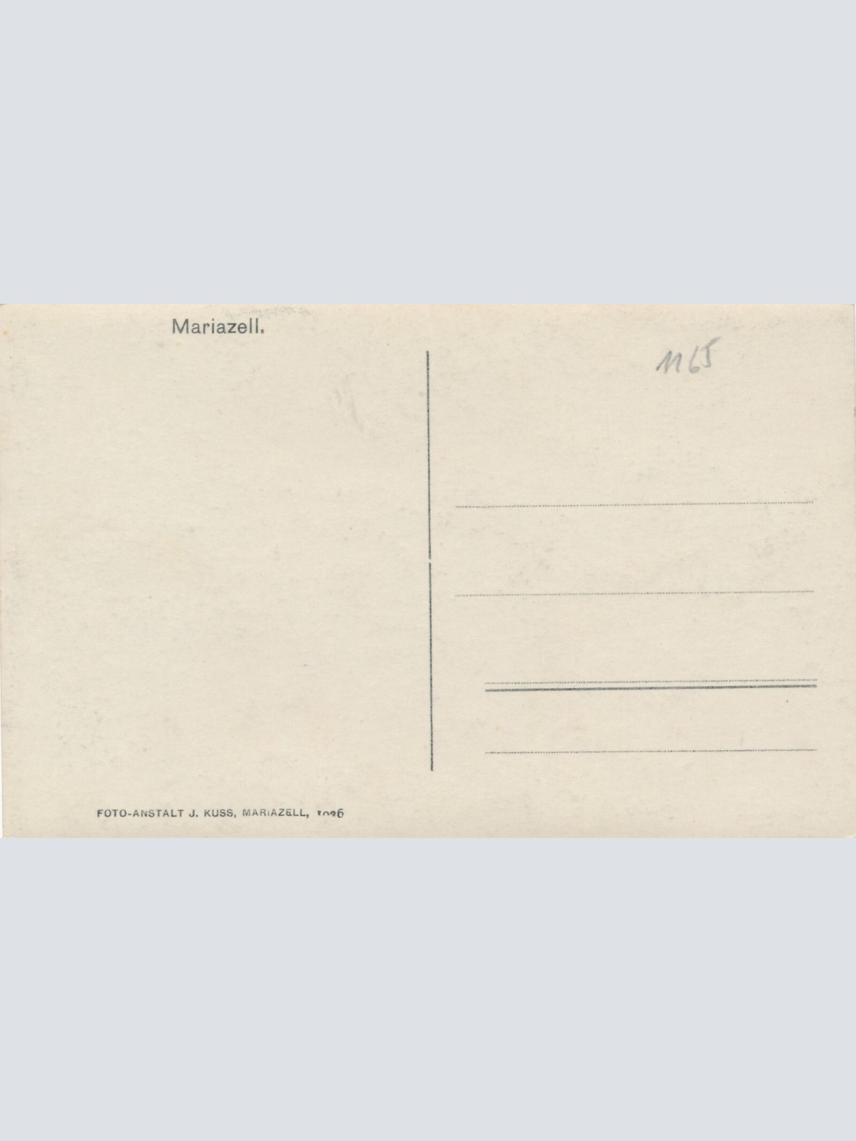 AK, Mariazell, Steiermark (S3229)