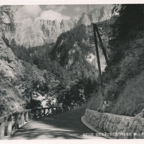 AK, Gesäusestraße mit Hochtor, Steiermark (S3244)