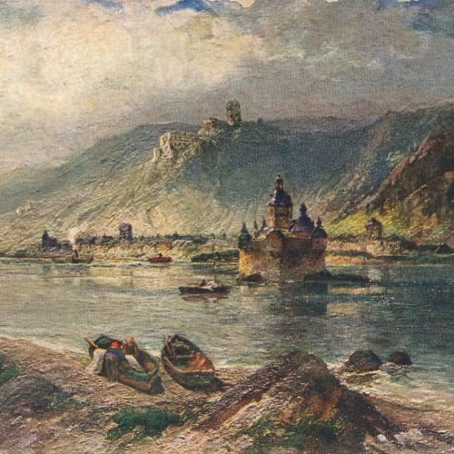 AK, Kaub, Rheinland-Pfalz, Ansichtskarte (S3631)