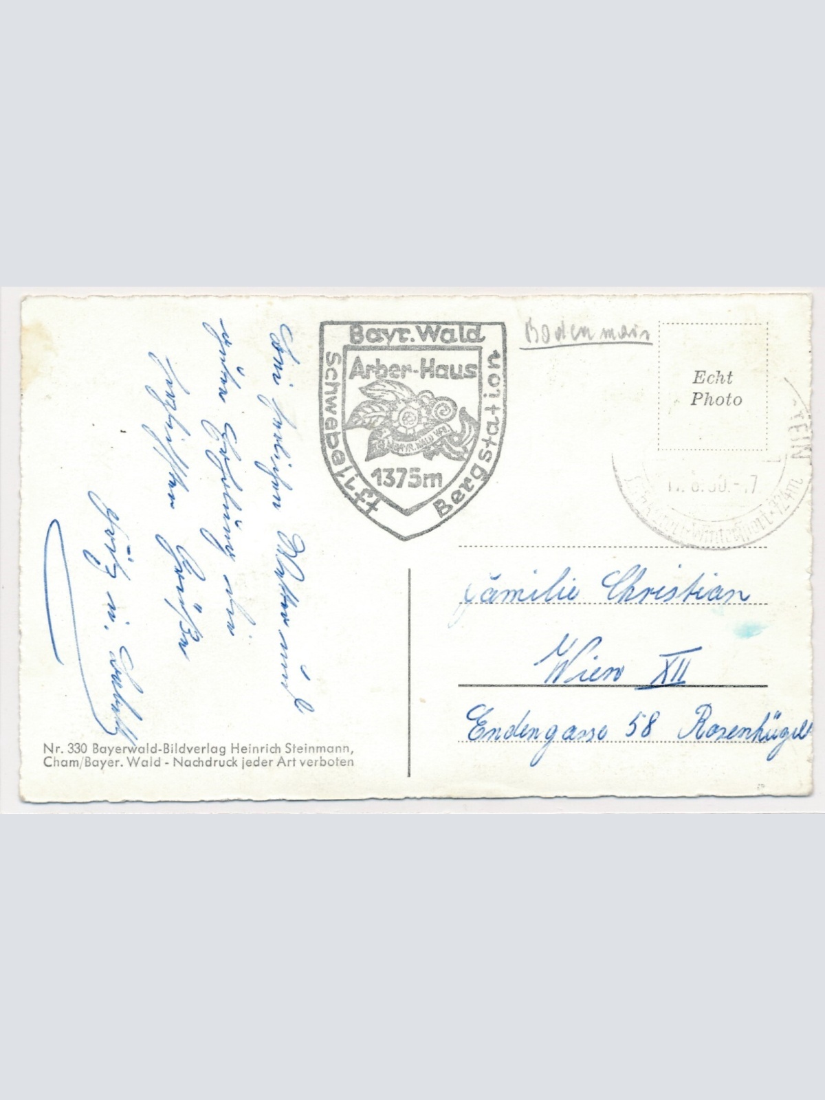 AK, Bayerisch Eisenstein, Bayern, Ansichtskarte (S3633)