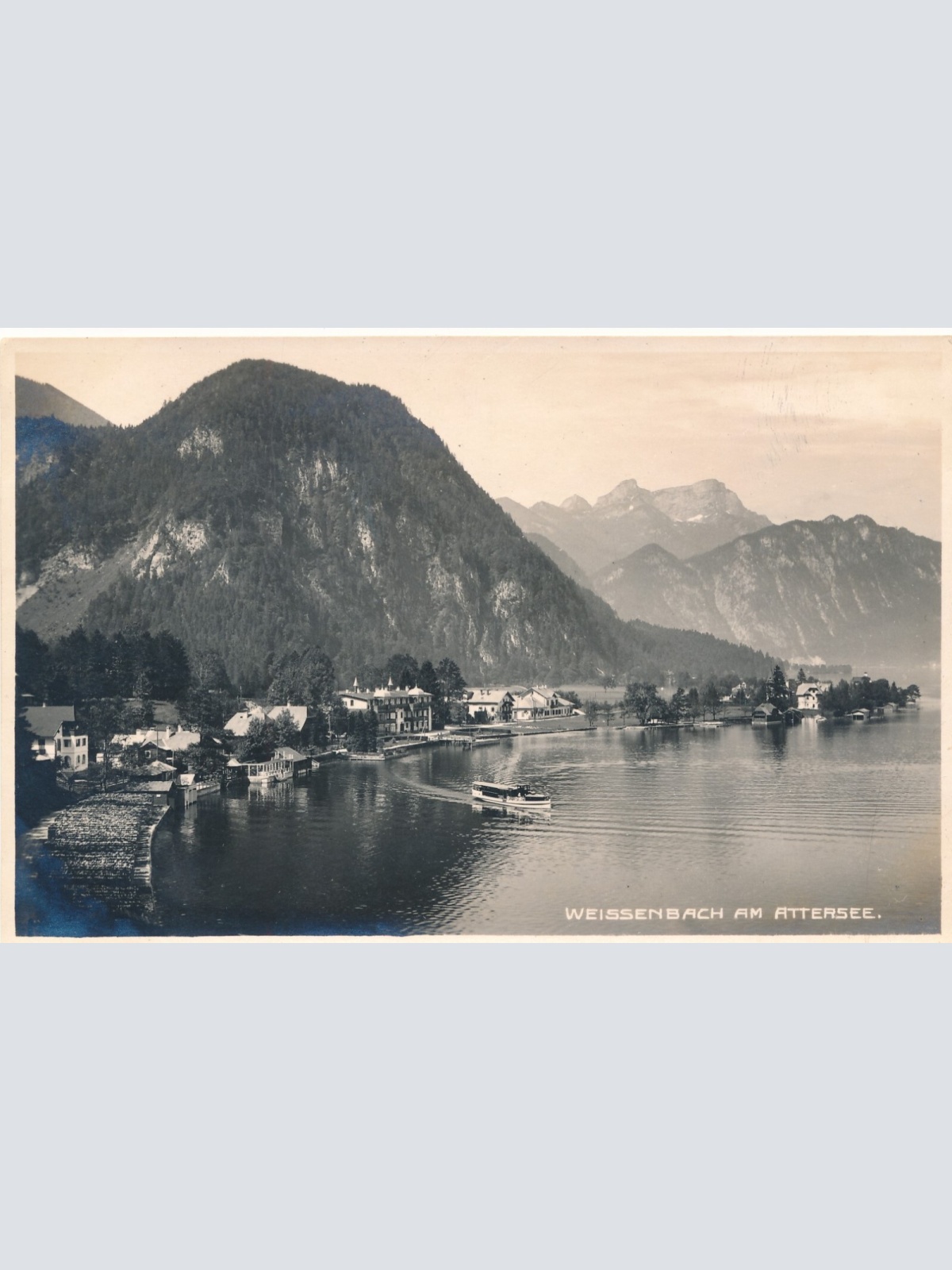 AK, Weissenbach am Attersee, Oberösterreich, Ansichtskarte (S3651)