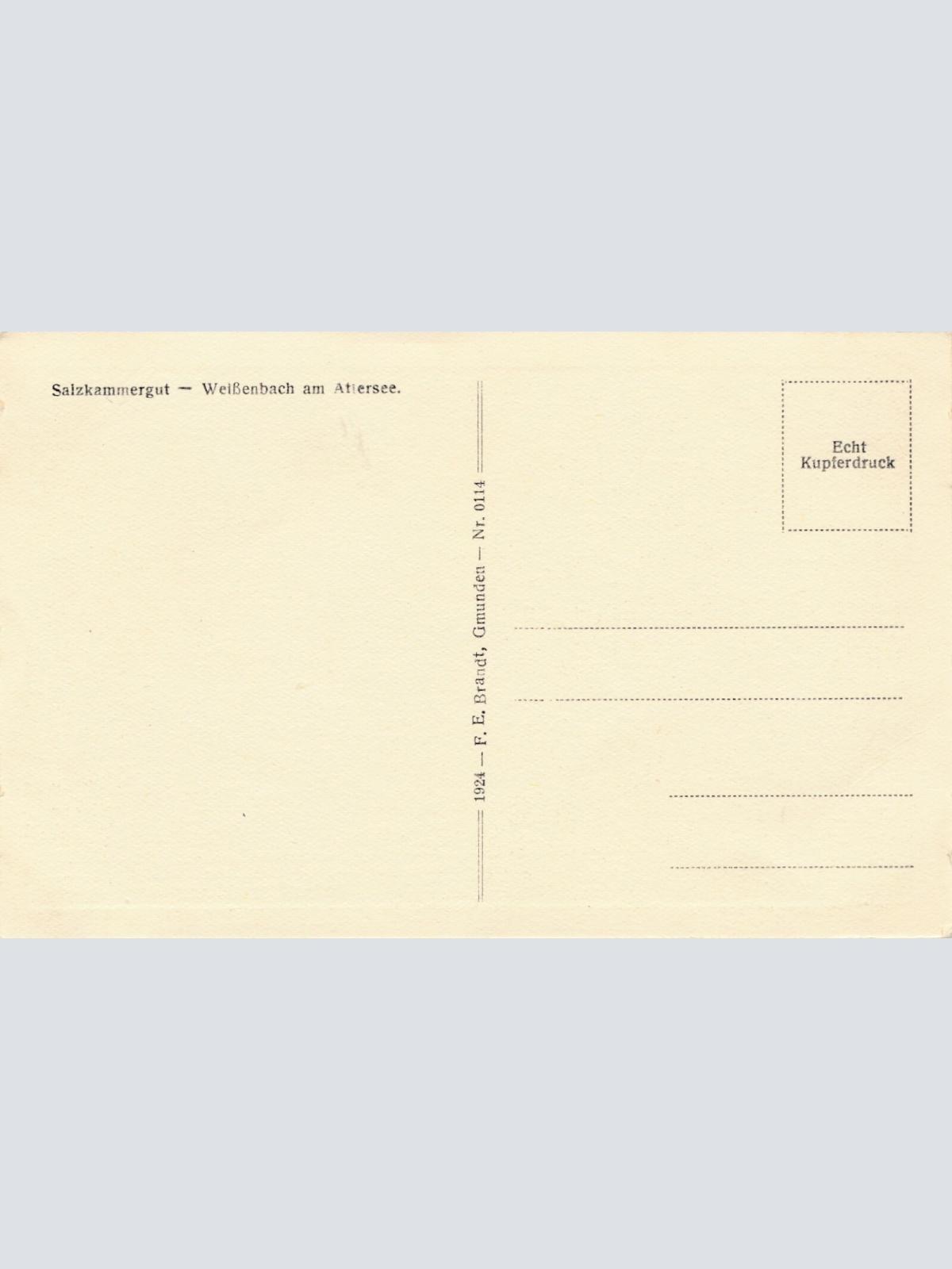 AK, Weissenbach am Attersee, Oberösterreich, Ansichtskarte (S3652)