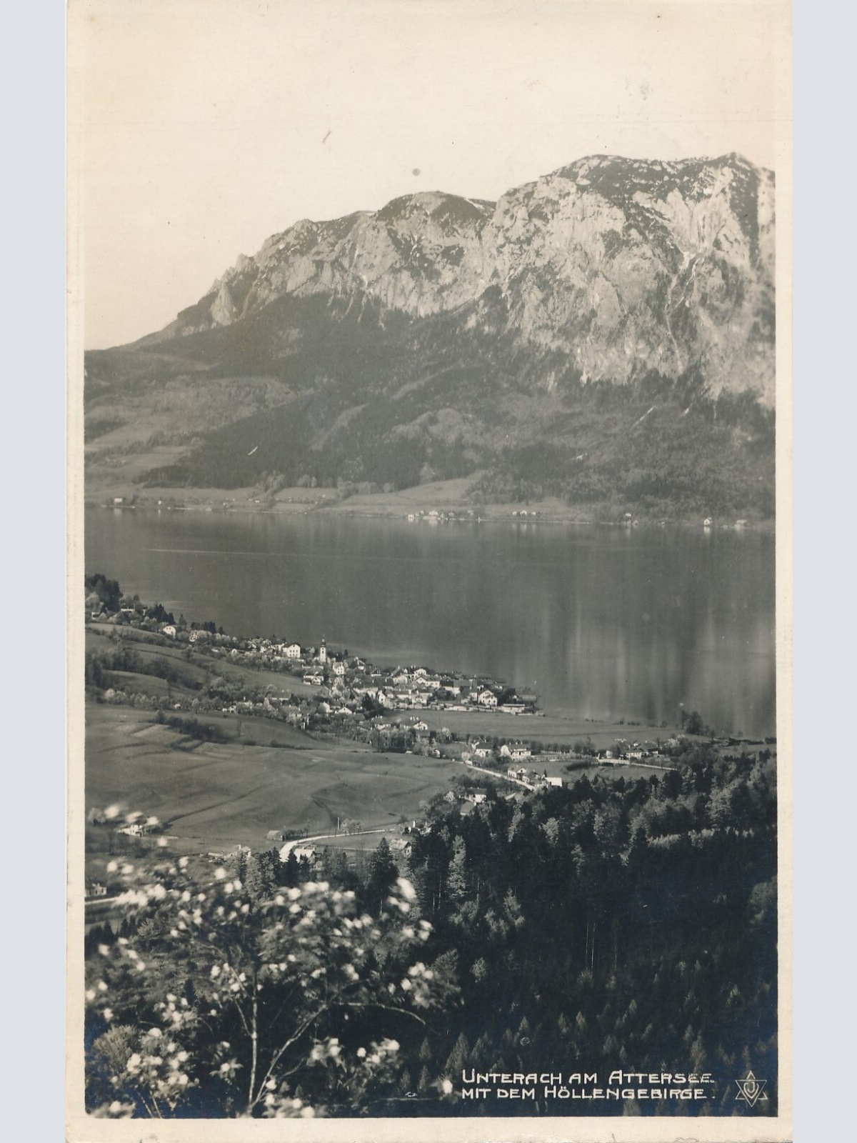 AK, Unterrach am Attersee, Oberösterreich, Ansichtskarte (S3654)