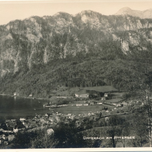 AK, Unterrach am Attersee, Oberösterreich, Ansichtskarte (S3656)