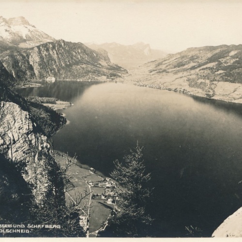 AK, Unterrach am Attersee, Oberösterreich, Ansichtskarte (S3657)