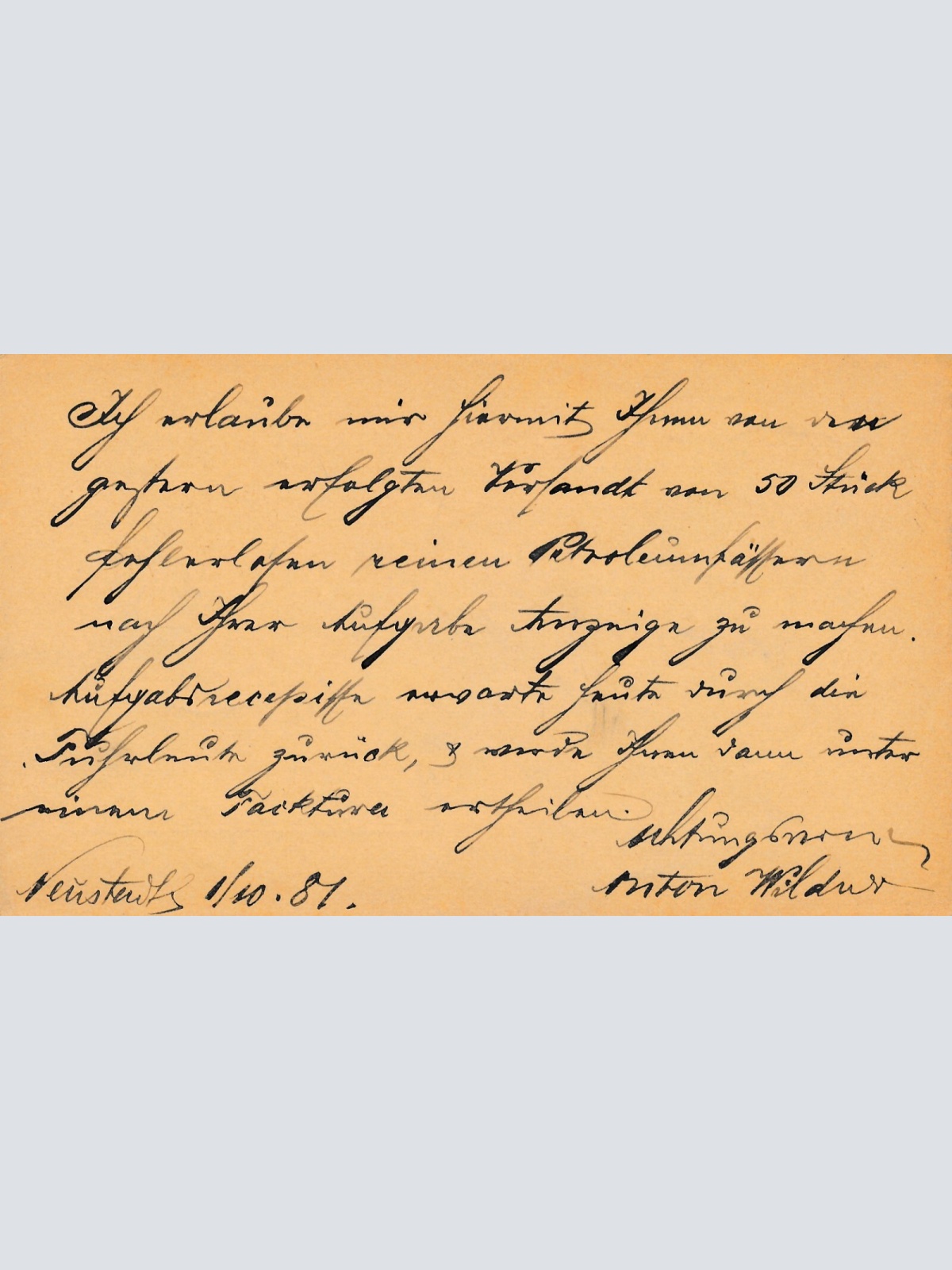 2 Kreuzer - Ganzsachen - Karte 1882 aus Neumarkt Bahnhof (13574)