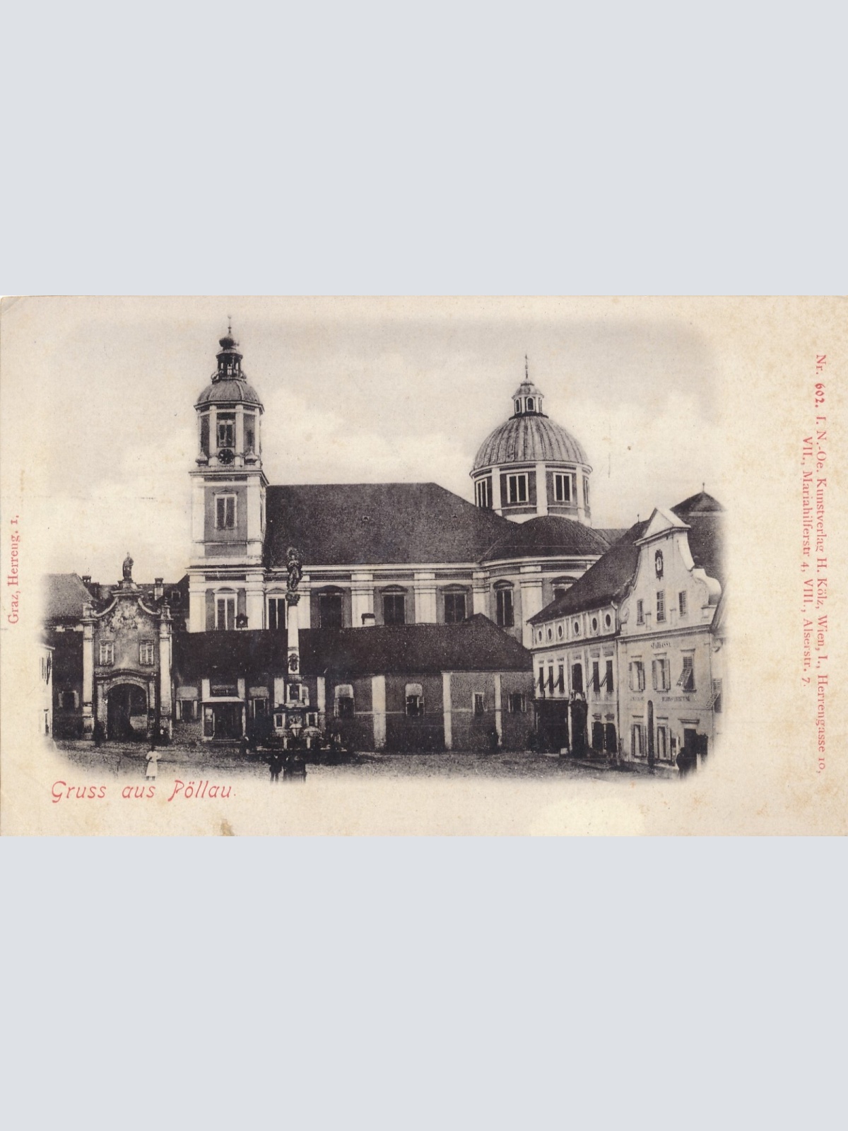 AK gruss aus Pöllau Steiermark Ansichtskarte (13734)
