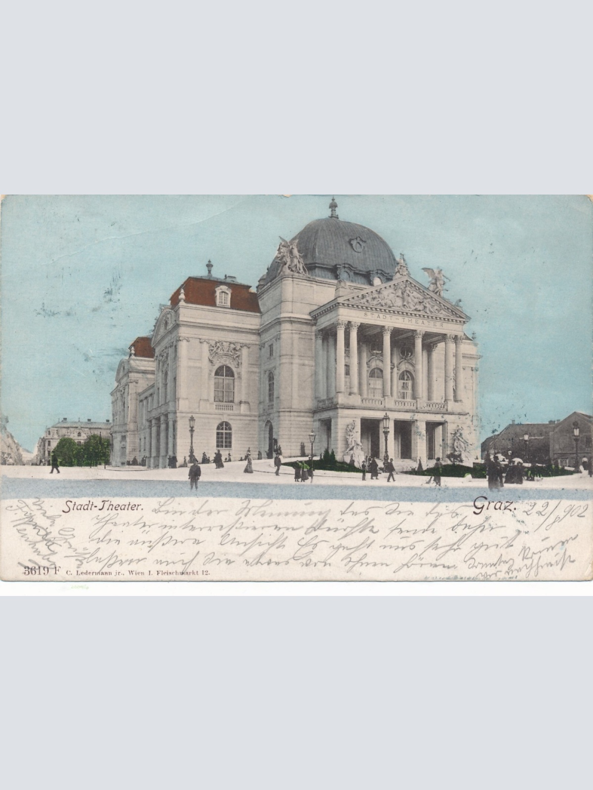 AK aus Graz Stadt - Theater Steiermark Ansichtskarte (13729)