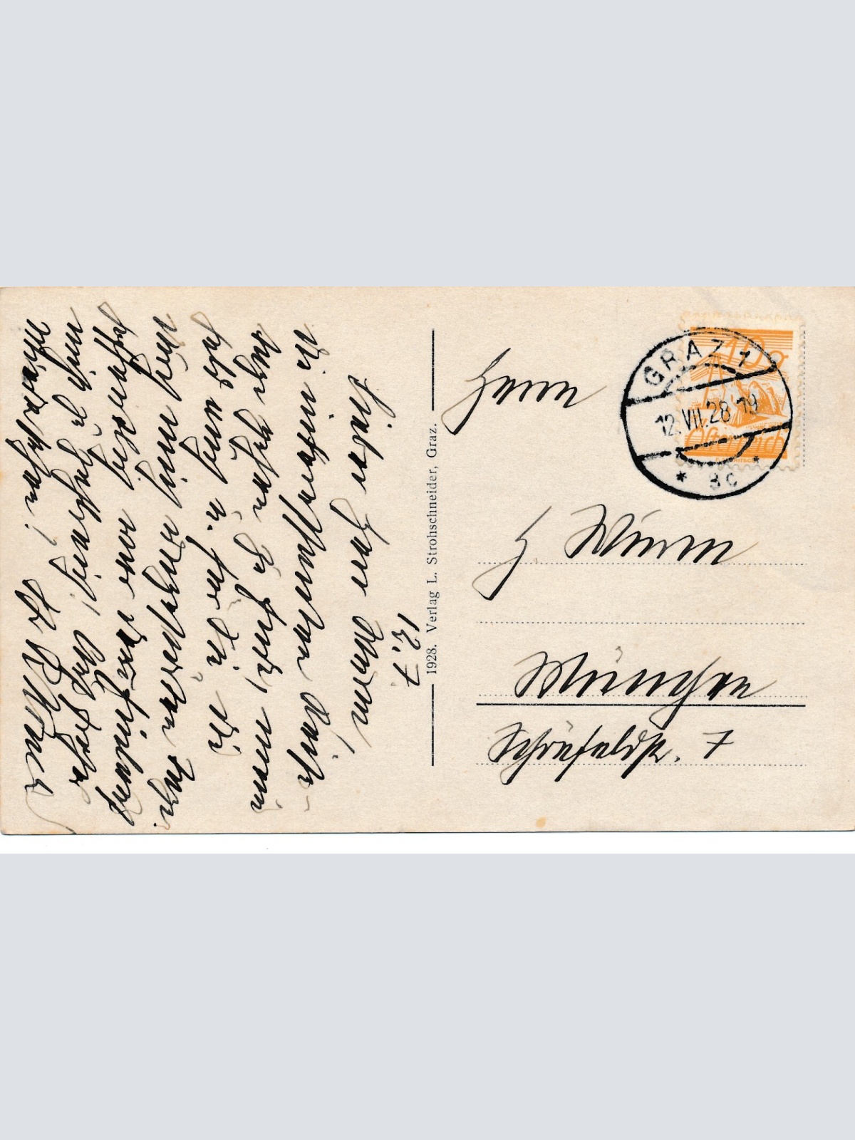 AK aus Graz vom Rainerkogel Steiermark Ansichtskarte (13716)