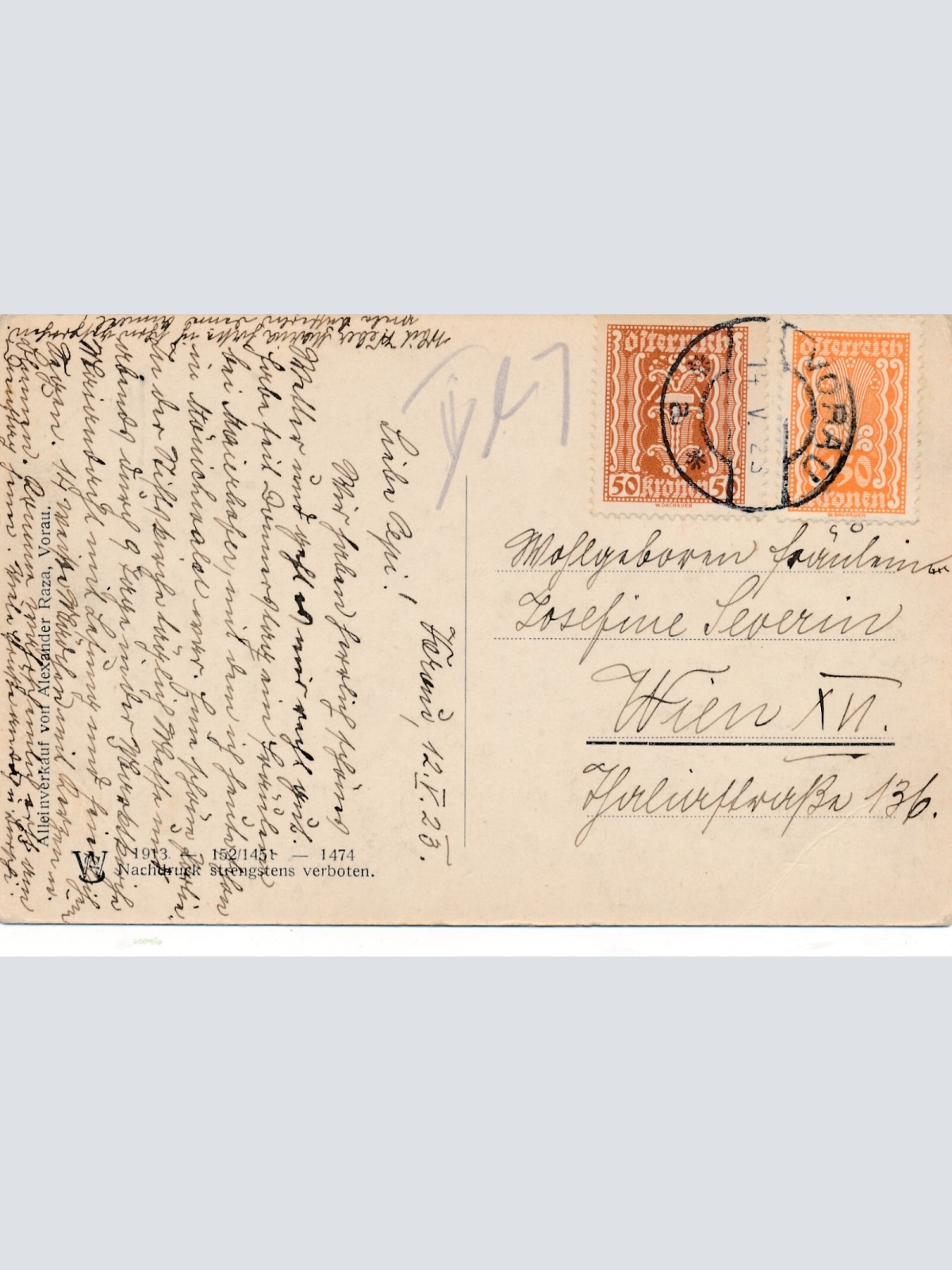 AK vom Stift Vorau - Portal Steiermark Ansichtskarte (13720)