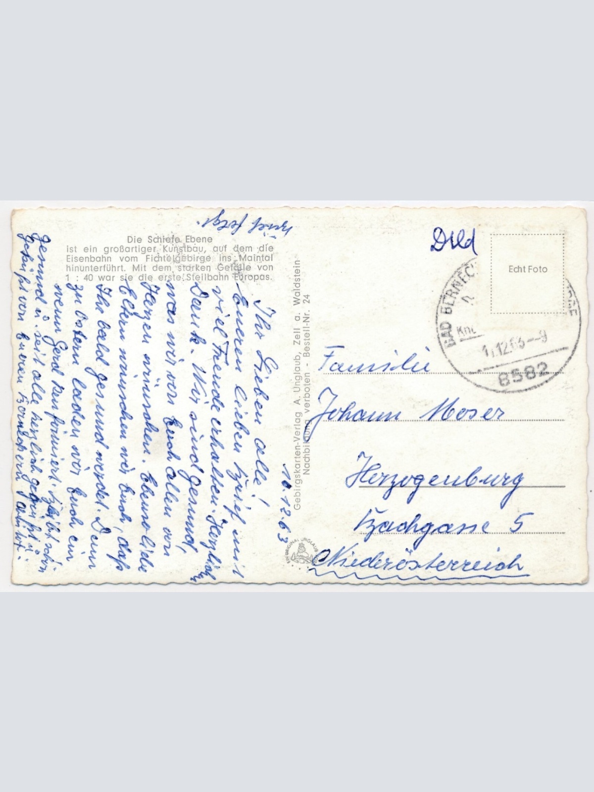 AK, Marktschorgast, Bayern, Ansichtskarte (S3724)