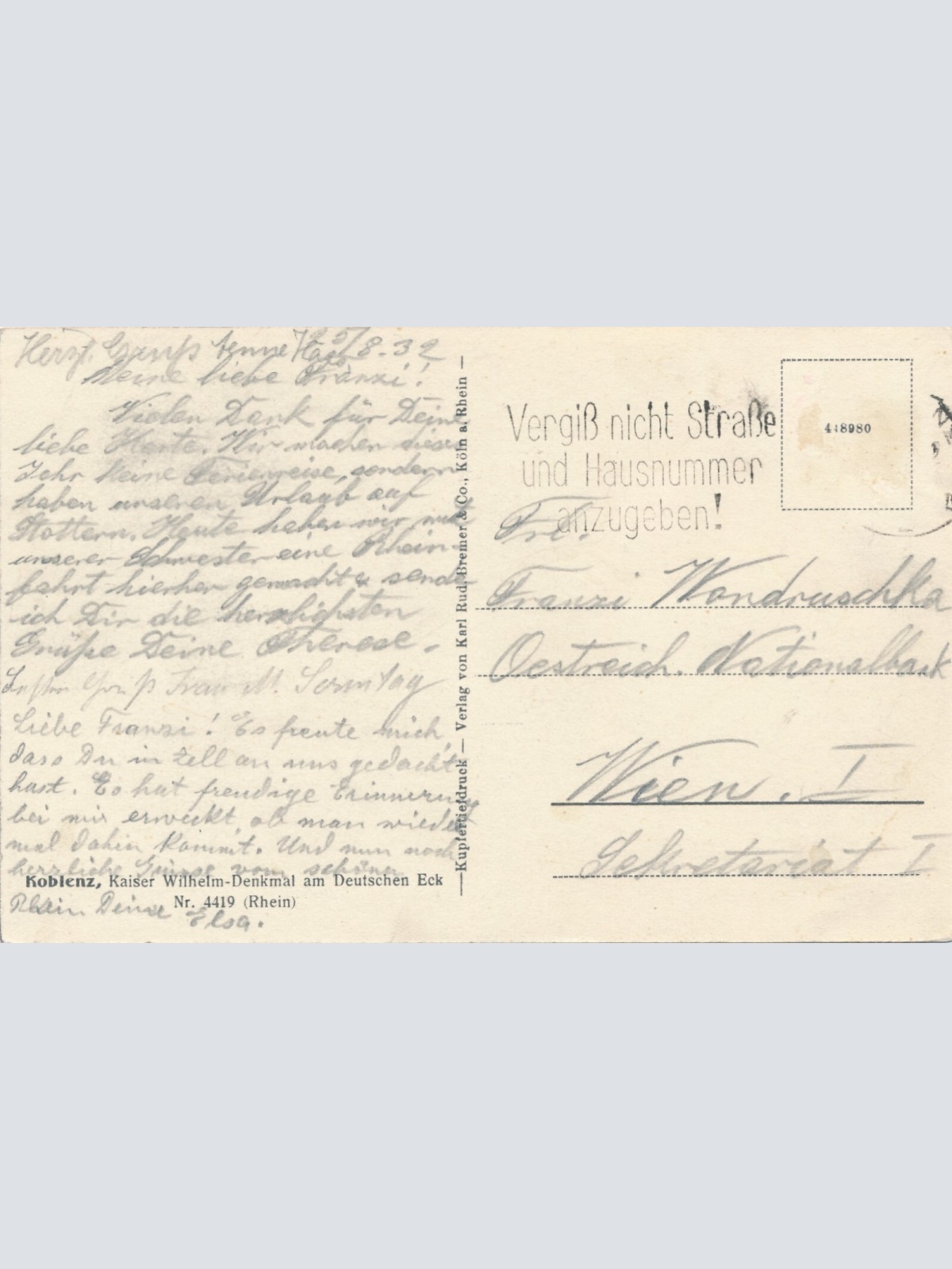 AK, Rheinland-Pfalz, Koblenz, Ansichtskarte (S3750)