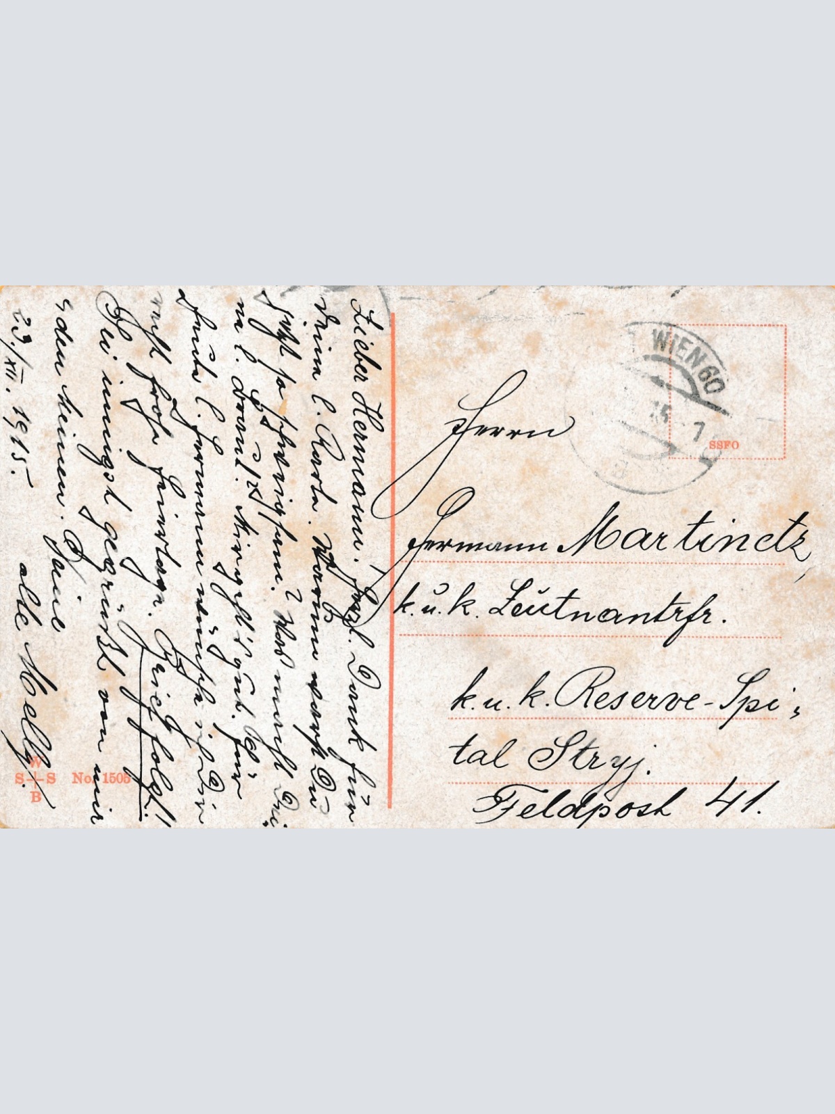 AK, Innige Weihnachtsgrüße, Kinder ziehen Schlitten, Ansichtskarte (S3667)