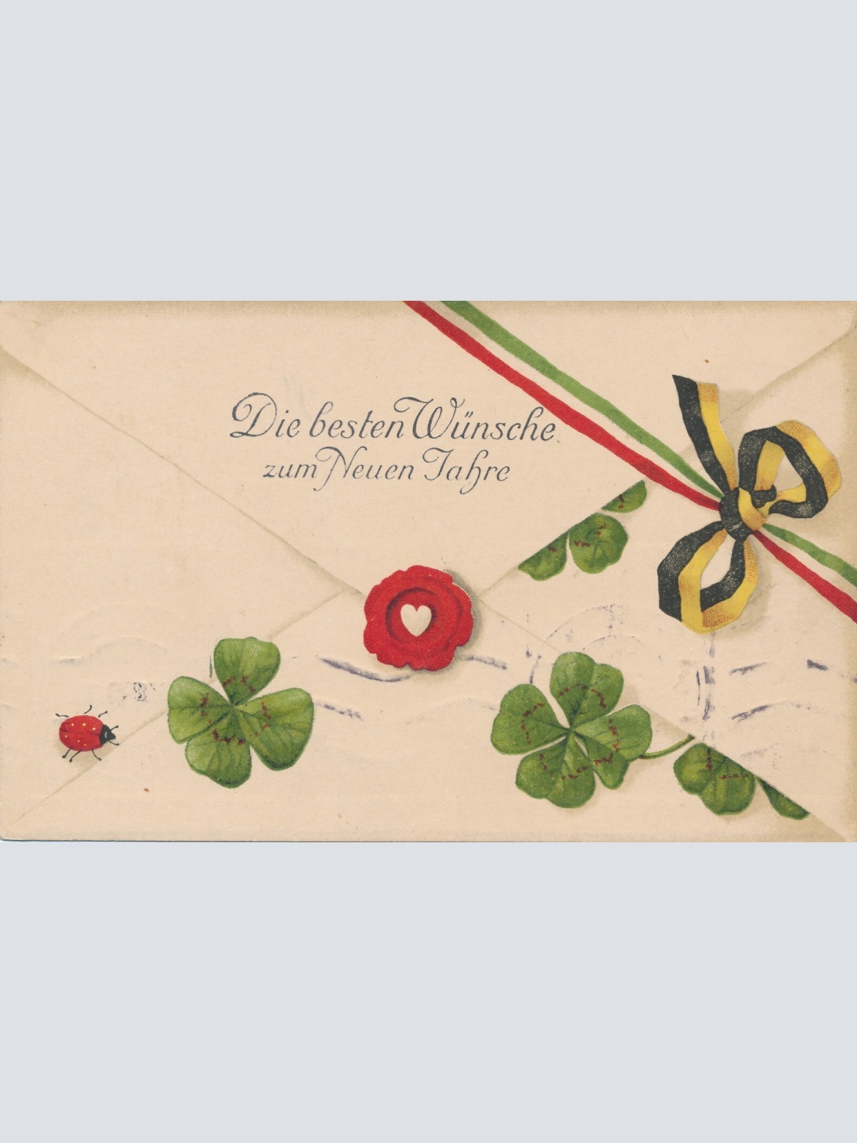 AK, Die besten Wünsche zum neuen Jahr, Ansichtskarte (S3669)