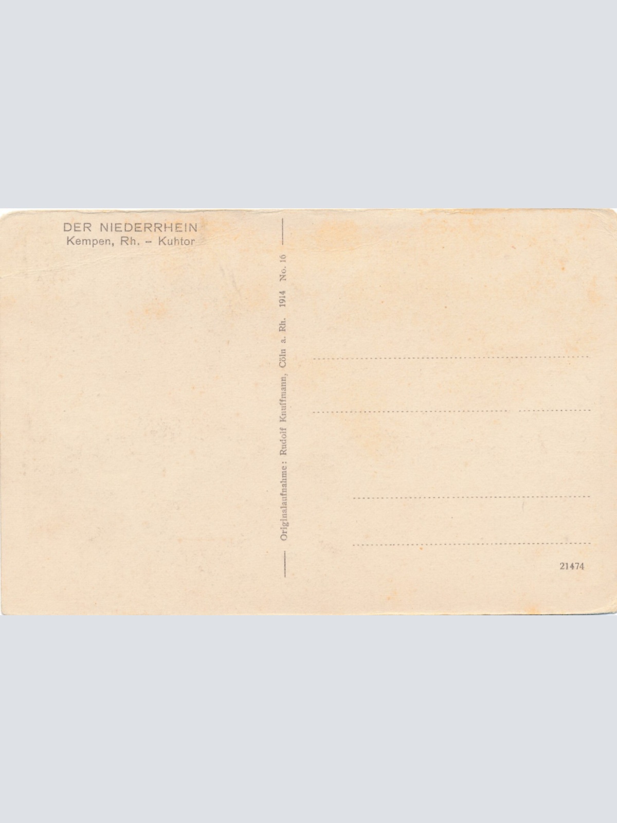 AK, Kempen, Nordrhein-Westfalen, Ansichtskarte (S3699)