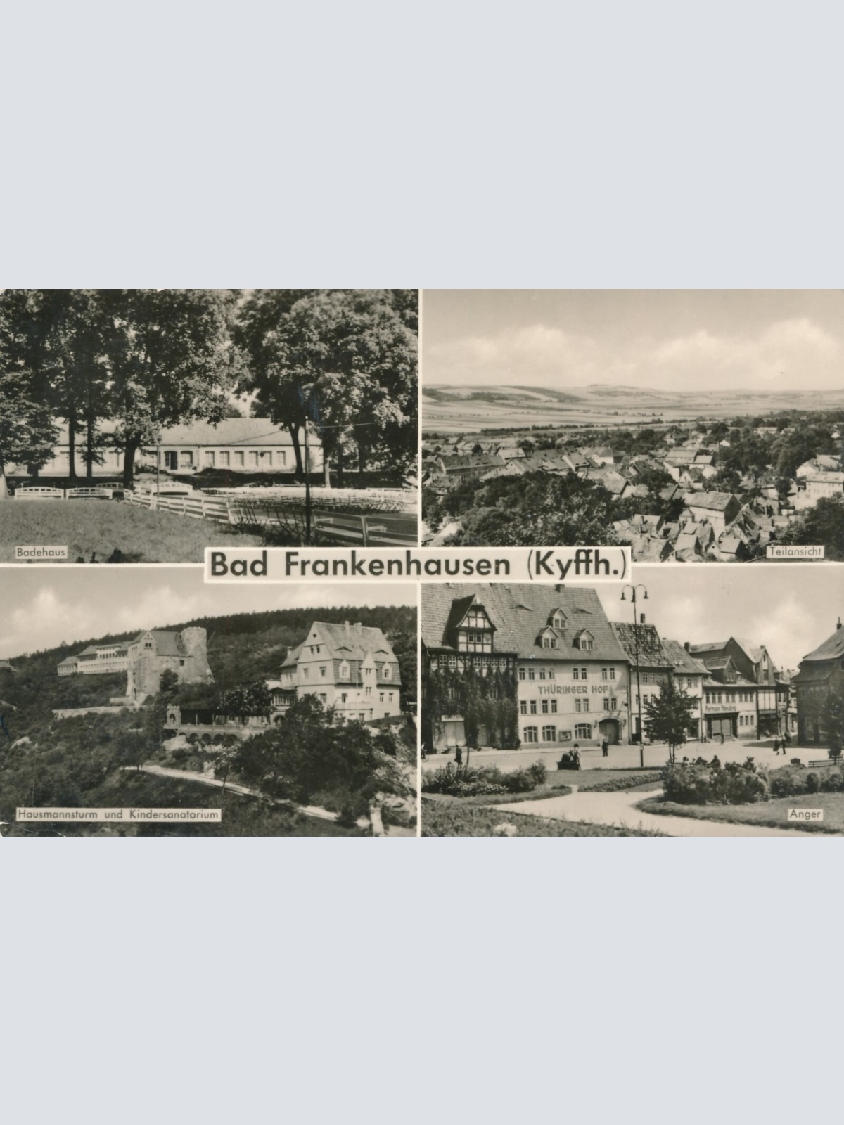 AK, Bad Frankenhausen/Kyffhäuser, Thüringen, Ansichtskarte (S3698)