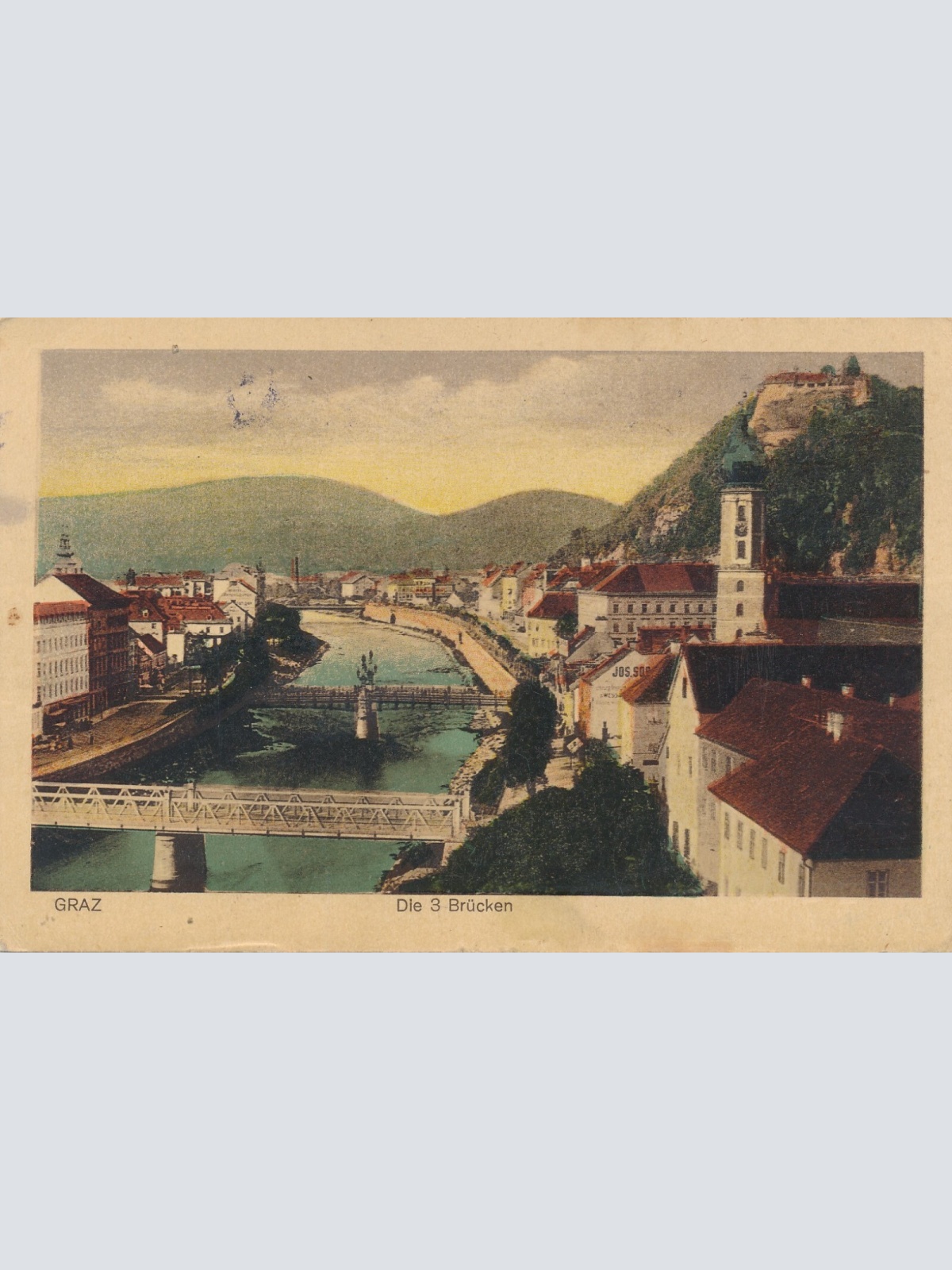 AK aus Graz die 3. Brücke Steiermark Ansichtskarte (13714)