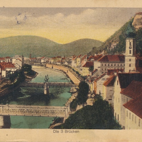 AK aus Graz die 3. Brücke Steiermark Ansichtskarte (13714)