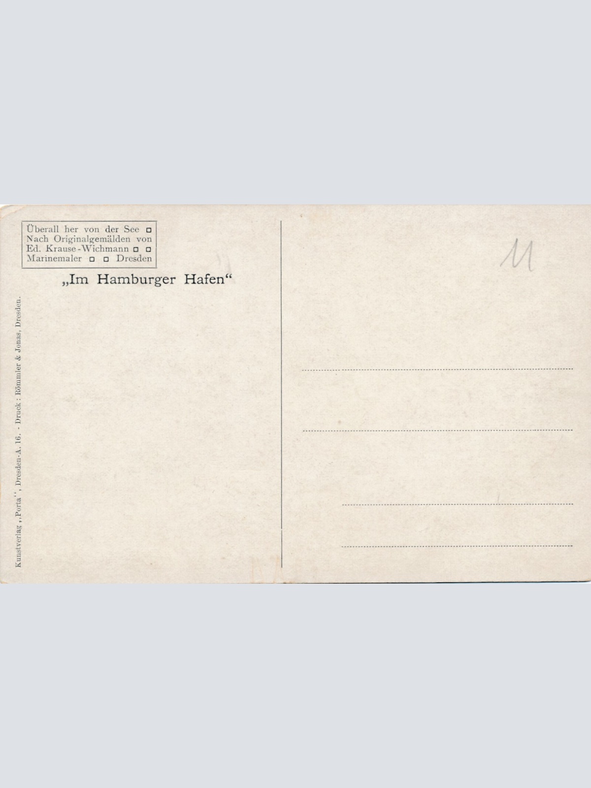 AK, Im Hamburger Hafen (S3559)