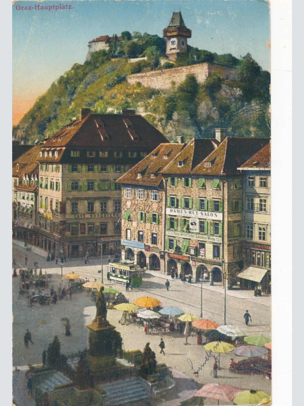 AK aus Graz Hauptplatz Steiermark Ansichtskarte (13683)