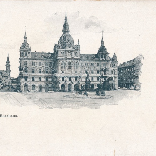 AK aus Graz Rathaus Steiermark Ansichtskarte (13677)
