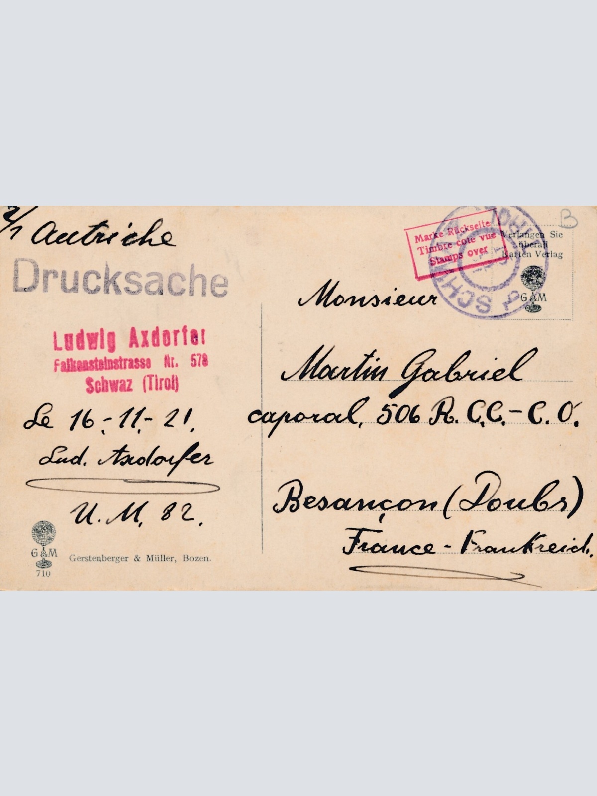 AK, Brennerstraße Steinach, Tirol (S3529)