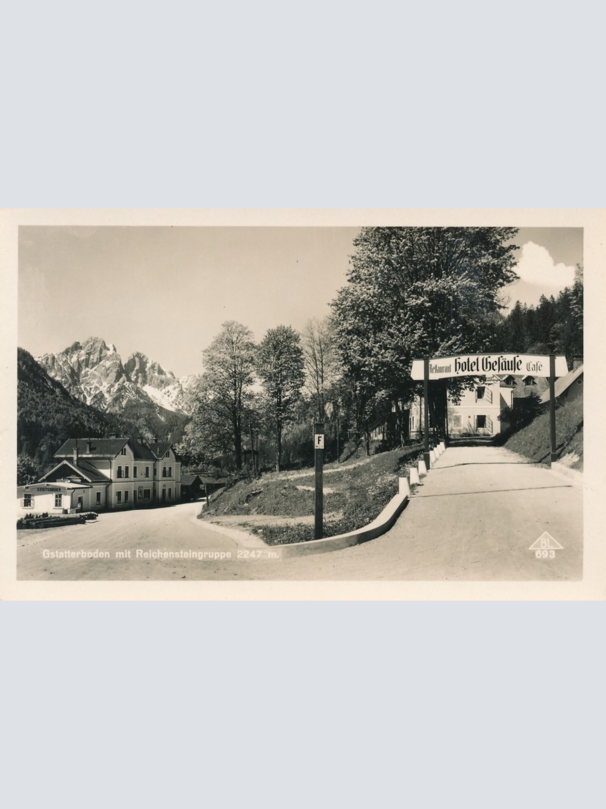 AK aus Gstatterboden mit Reichensteingruppe Steiermark Ansichtskarte (13680)