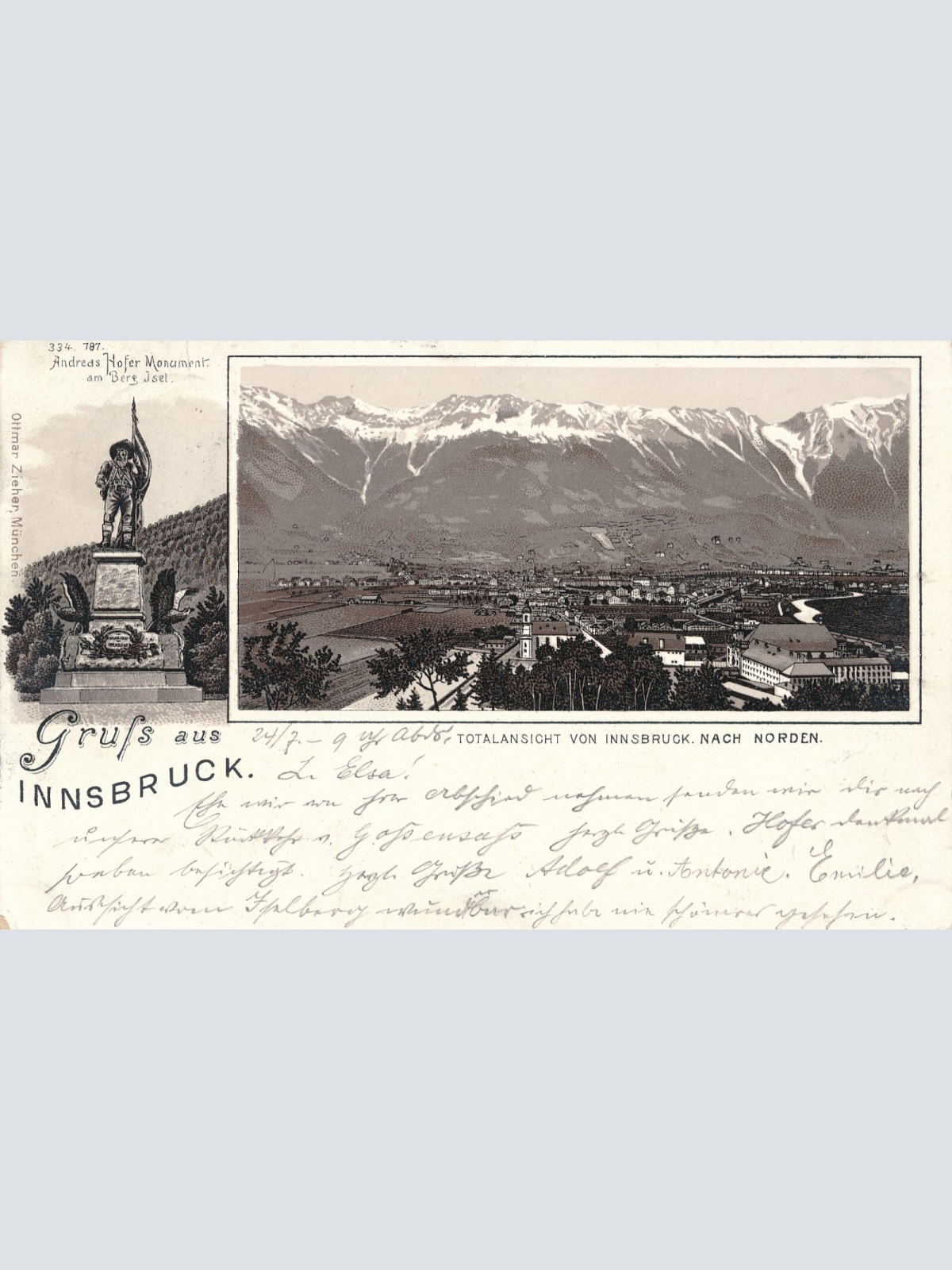 AK, Gruß aus Innsbruck, Tirol (S3548)