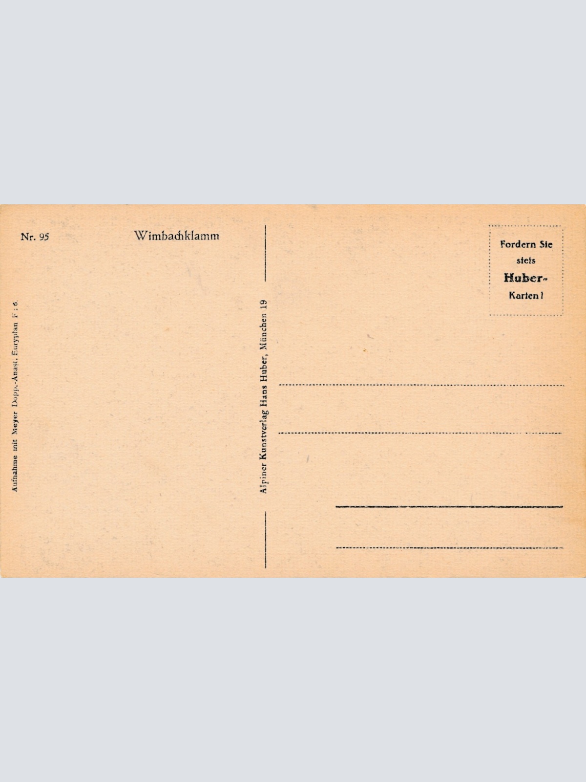 AK, Ramsau bei Berchtesgaden, Wimbachklamm, Bayern, Ansichtskarte (S3801)