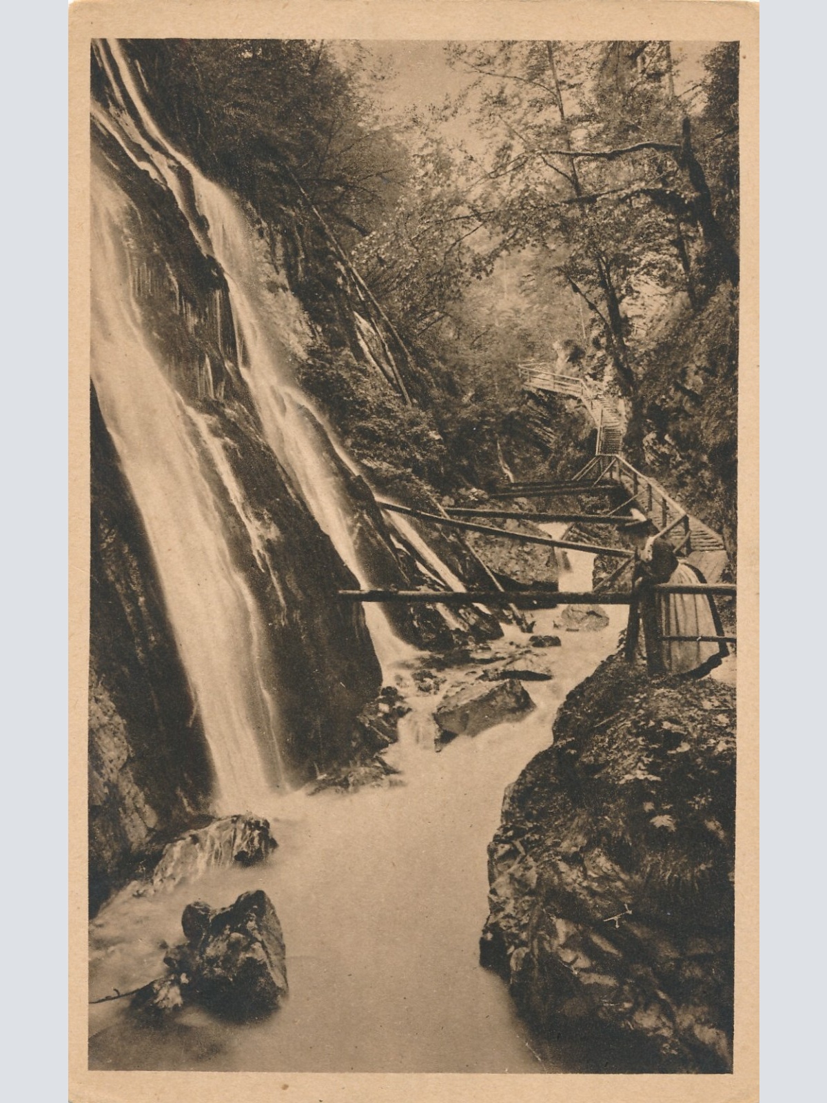 AK, Ramsau bei Berchtesgaden, Wimbachklamm, Bayern, Ansichtskarte (S3806)