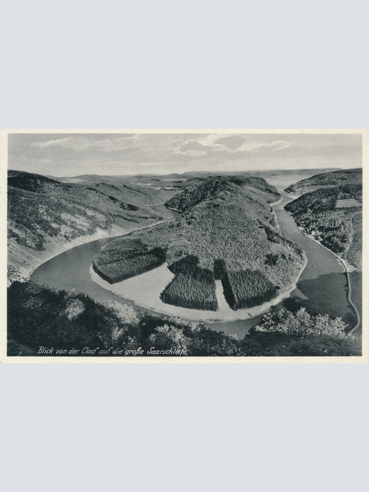AK, Saarschleife, Saarland, Ansichtskarte (S3855)