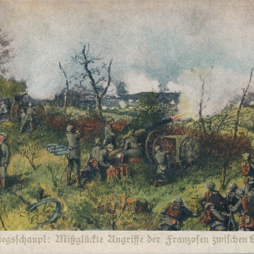 AK misglückte Angriffe der Französischen zw. Lievin Arras (13786)