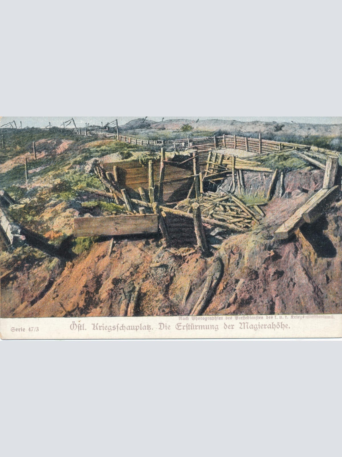 AK die Erstürmung der Magierhöhe Ansichtskarte (13798)