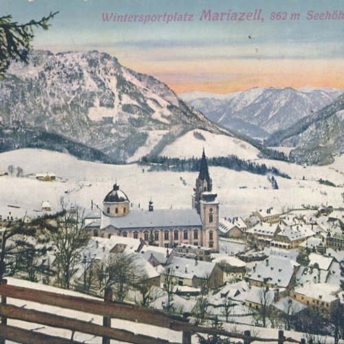 AK aus Mariazell Wintersportplatz Steiermark Ansichtskarte (13823)