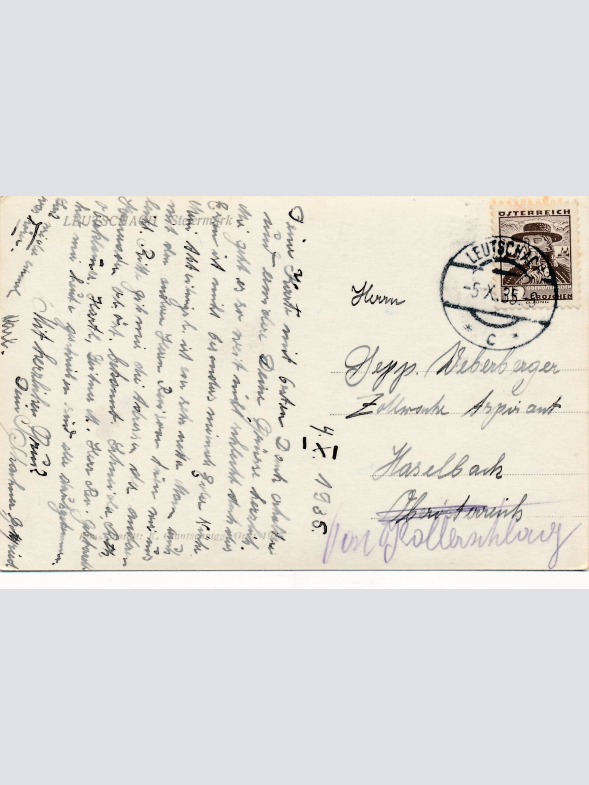 AK aus Leutschach Steiermark Ansichtskarte (13839)