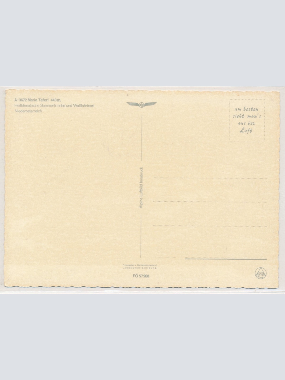 AK, Maria Taferl, Niederösterreich, Ansichtskarte (S3908)