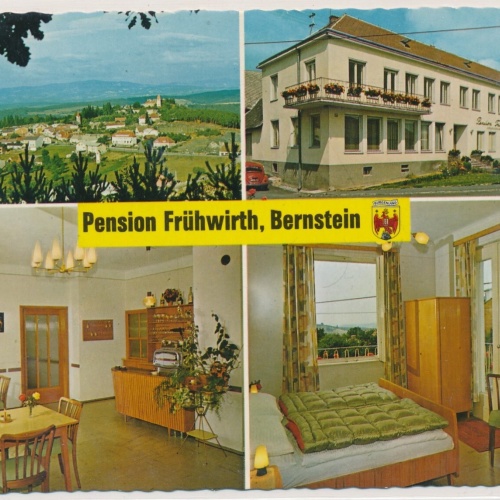 AK, Pension Frühwirth, Bernstein, Burgenland, Ansichtskarte (S3913)