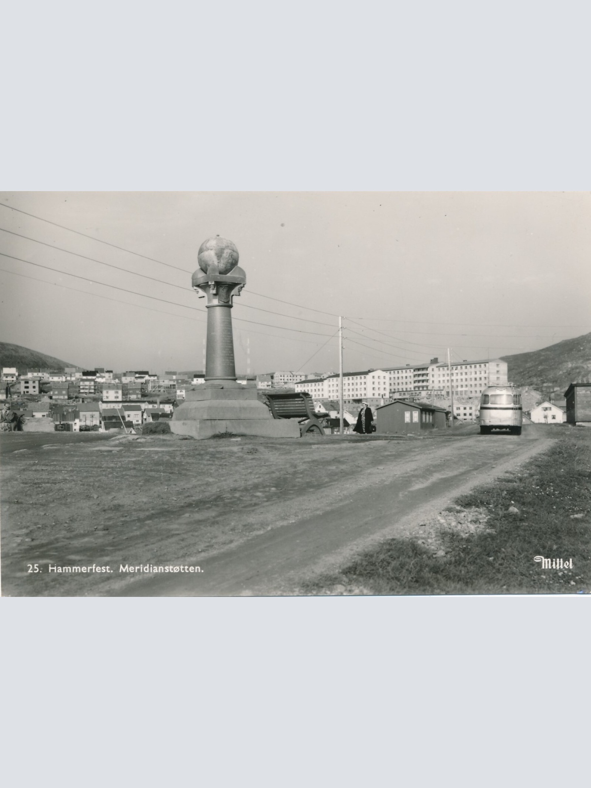 AK, Meridianstøtten, Hammerfest, Norwegen, Ansichtskarte (S3929)