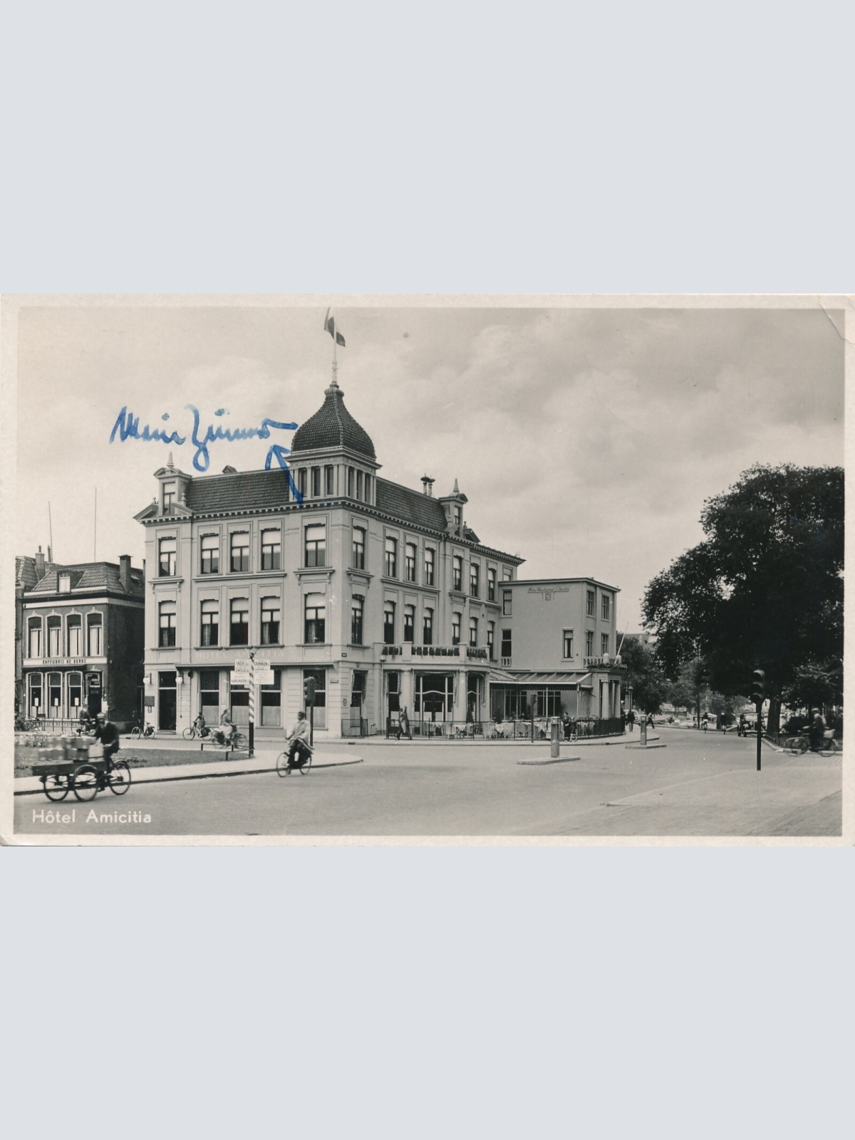 AK, Hotel Amicitia, Niederlande, Ansichtskarte (S3930)