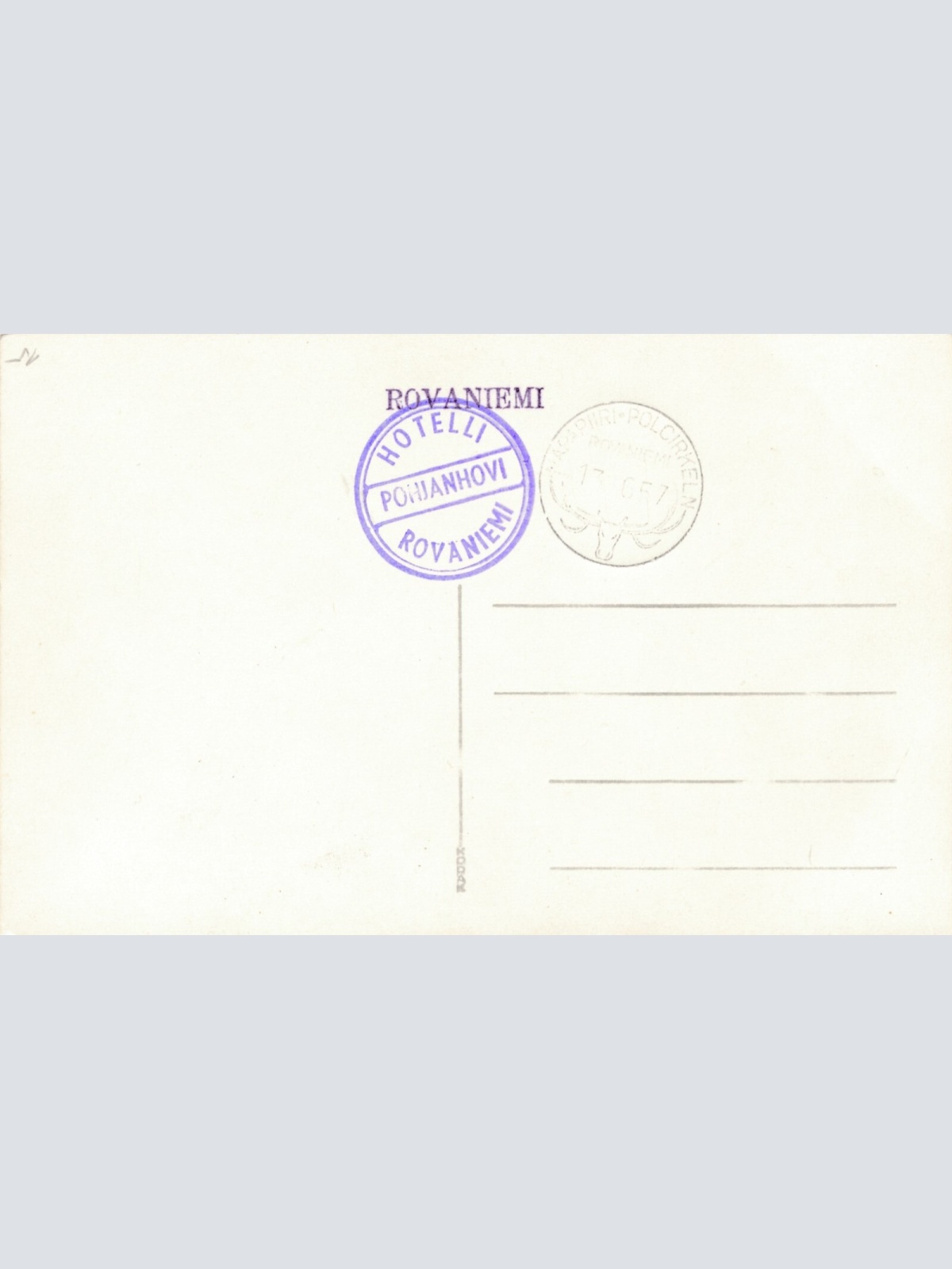 AK, Rovaniemi, Finnland, Ansichtskarte (S3934)