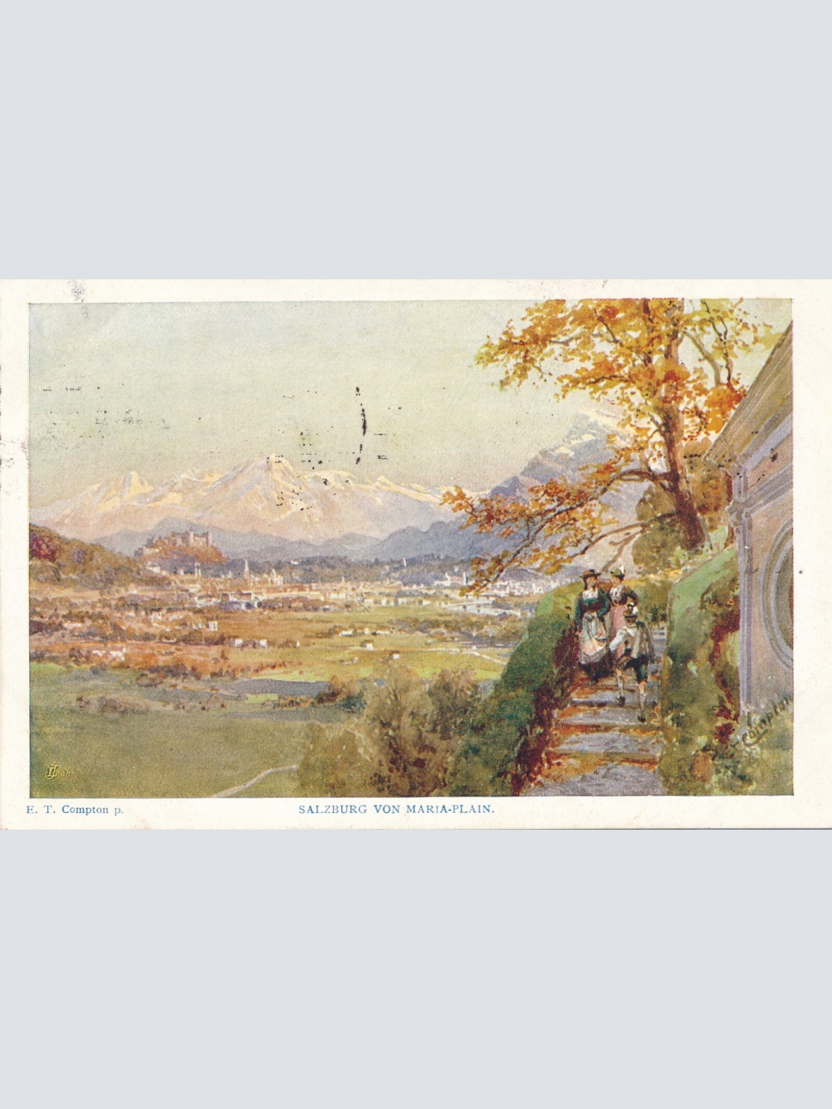 AK, Salzburg von Maria-Plain, Ansichtskarte (S3957)