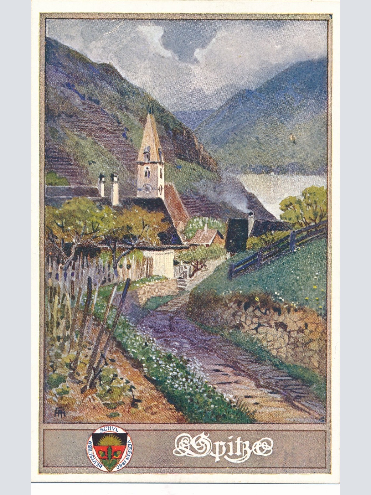 AK, Spitz, Niederösterreich, Ansichtskarte (S4026)