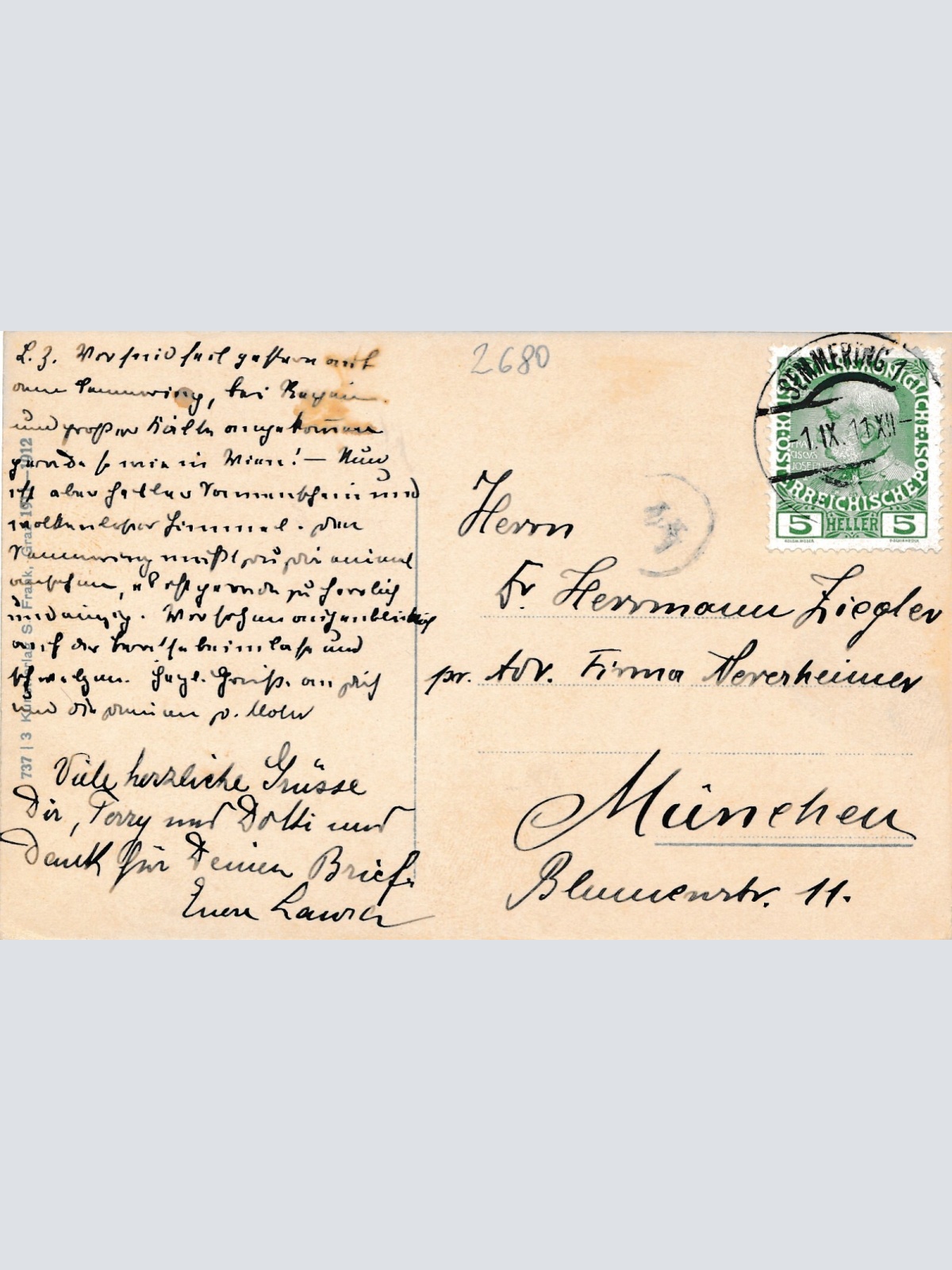 AK, Semmering, Niederösterreich, Ansichtskarte (S4028)