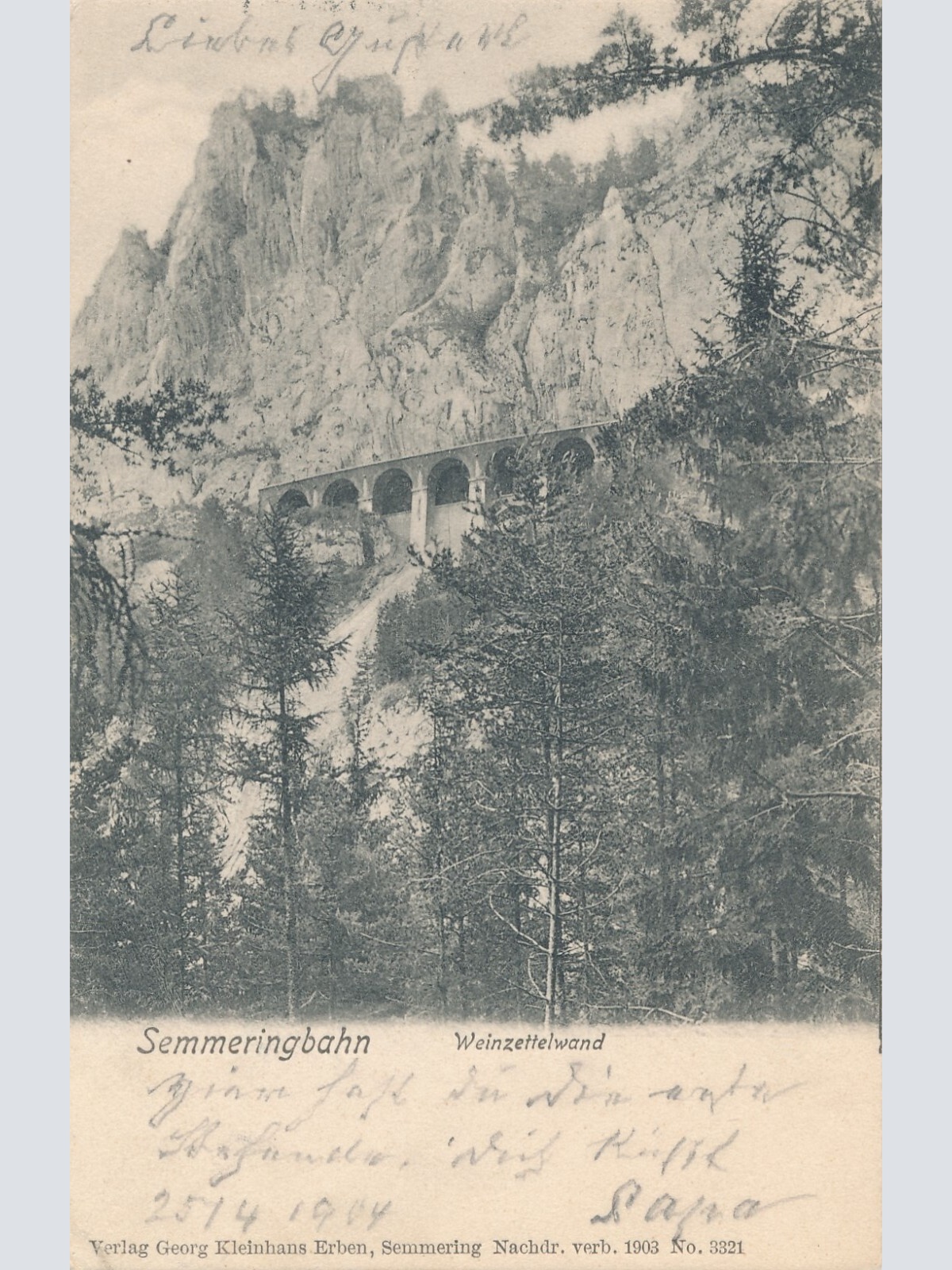 AK, Semmering, Weinzettelwand, Niederösterreich, Ansichtskarte (S4038)