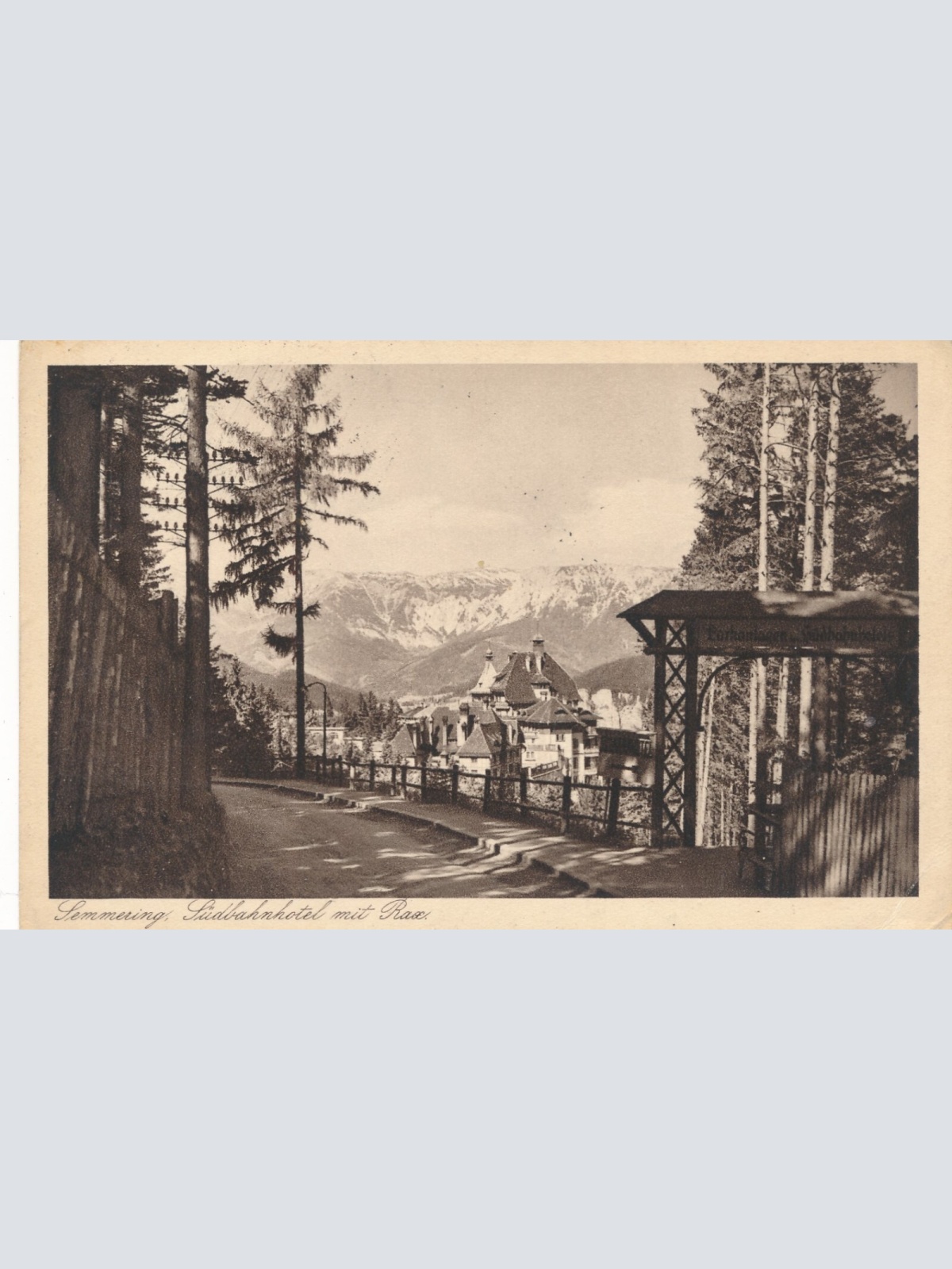 AK, Semmering, Südbahn-Hotel, Niederösterreich, Ansichtskarte (S4043)