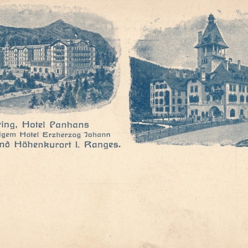 AK, Semmering, Hotel Panhans, Niederösterreich, Ansichtskarte (S4047)